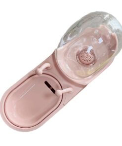 Automatic Plastic Universal Water Fountain For Cats And Dogs - Pink