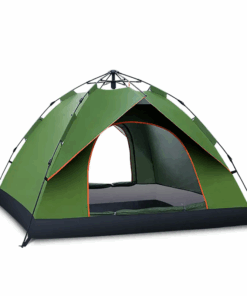 Automatonlike Spring Tent Rainproof Tourist Tenting Tent 3 person - Green