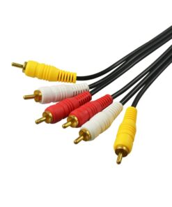 AV 3RCA 3 RCA Male Audio Video Cable - 3M