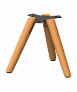 AVL S1 Wooden Table Speaker Stand Natural Wood