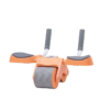 Awesome Super Rebound Ab Abdominal Exercise Roller- SD - Orange