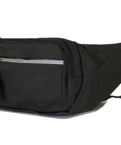 Azione Waist Bag Fanny Pack Moon Bag - Black