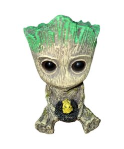 Baby Groot Aquarium Ornament with Air Stone