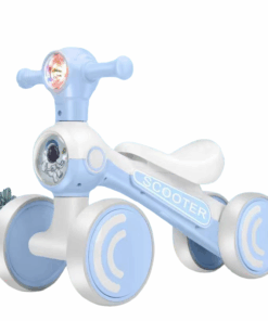 Baby Infant Bike Scooter Riding Four-Wheel 1-3 Years Toy - Blue