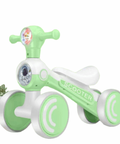 Baby Infant Bike Scooter Riding Four-Wheel 1-3 Years Toy - Green