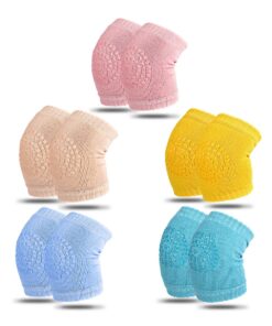 Baby Knee Pads Crawling Toddler Essentials Anti-slip Protector - 5 Pairs