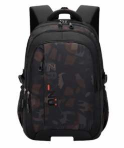 Backpack Camo Prints School Outdoor Travel Bag - Brown