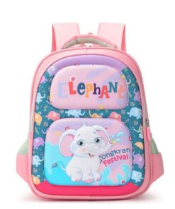 Backpack Cartoon Kids Backpack Primary School Bag Kindergarten School Bag - LightPink