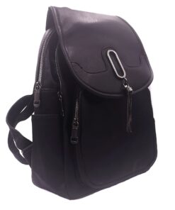 Backpack Purse for Women Multipurpose Design Handbag Ladies Travel Backpack - Black