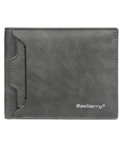 Baellerry Men's Bentley PU BiFold Wallet Black
