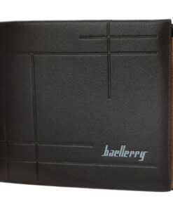 Baellerry Men's Hamilton PU BiFold Wallet Black