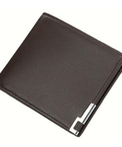 Baellerry Slim Bifold Men Wallet with gift box - Coffee