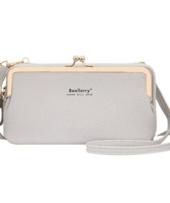 Baellerry Womenâs Small Fashion Quality Shoulder Bag - Grey