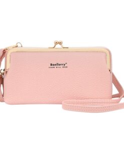 Baellerry Womenâs Small Fashion Quality Shoulder Bag - Light Pink