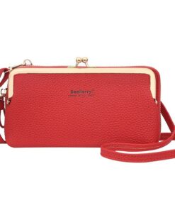 Baellerry Womenâs Small Fashion Quality Shoulder Bag - Red