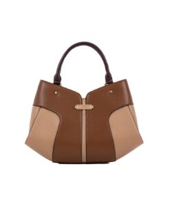 BAGCO Beige Handbag - Large - B0132A71G00CO