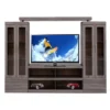 Bailey 4 Piece Wall Unit, Charcoal & Grey