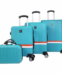Bali Premium Hardshell Luggage Set with 360 Wheels - Caribbean Sea Blue