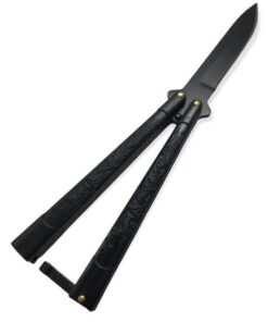 Ballistic Butterfly Knife Black Dragon - 7023