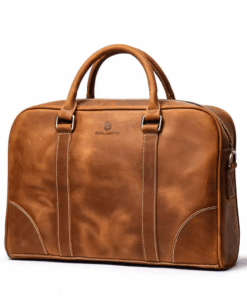 Balvaro Vintage Leather Ergon Laptop Bag