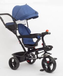 Baneen Sturdy Ride-on Cruiser Tricycle with Multipurpose Basket - Blue