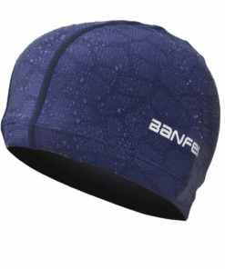 Banfei Swimming Caps Waterproof Protect Ears Long Hair High Elasticity