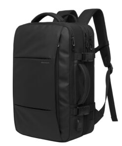 Bange Extra Large Durable Expandable Travel Business Anti-Theft Backpack - Black