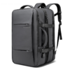 Bange Extra Large Durable Expandable Travel Business Anti-Theft Backpack - Grey
