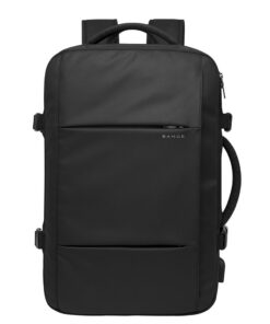 Bange Large Durable Expandable Travel Business Anti-Theft Backpack - Black