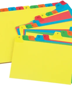 Bantex A5 Card Index Manilla