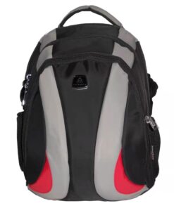 BAO WANG-Backpack Laptop Bag School Bag - Black/Grey/Red