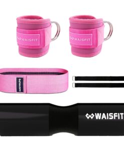 Barbell Squat Pad Set Work Out Set Gym Equipment Accessories - 6-Piece