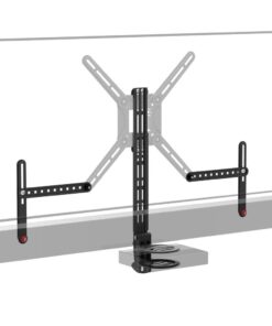 Barkan Universal A/V Shelf + Soundbar Mount - 2 In 1 (BRAE850B)