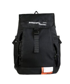 Basketball Backpack with Ball Compartment Soccer Backpack Volleyball Bags - Black