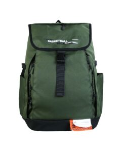 Basketball Backpack with Ball Compartment Soccer Backpack Volleyball Bags - Green
