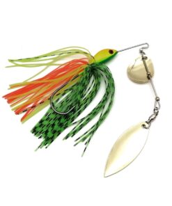 Bass Hunter 3/8oz Fishing Spinner Bait - Fire Tiger