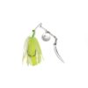 Bass Hunter 3/8oz Fishing Spinner Bait - White Chartreuse