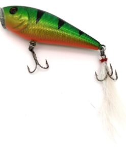 Bass Hunter Splash Pop Fishing Lure - Firetiger