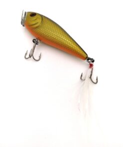 Bass Hunter Splash Pop Fishing Lure - Orange