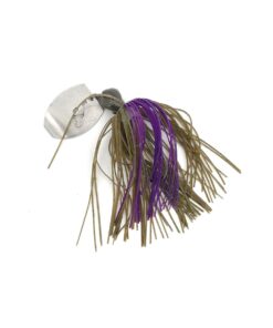 Bass Hunter Tungsten Breaker Blade 3/8oz Fishing Spinning Bait - GP/Purple