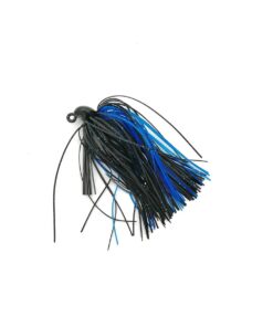 Bass Hunter Tungsten Flipping Jig 3/8oz Fishing Lure - Blue Black