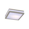 Bathroom Square Ceiling Light 28.5 cm Stainless Steel