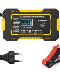Battery Charger 12V 6A Intelligent Repair Charger with LCD Display