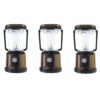 Battery Operated Mini LED Camping & Emergency Lantern - 3 Pack - Gold