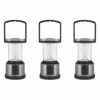 Battery Operated Mini LED Camping & Emergency Lantern - 3 Pack - Silver