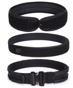Battle Tactical Belt - Flat Black - M-L - Black - L-XL