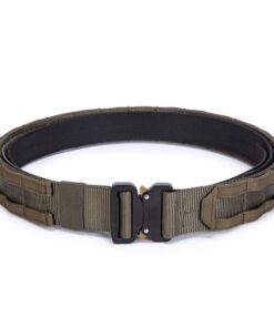 Battle Tactical Belt - Flat Black - M-L - Green - L-XL
