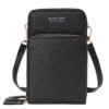 BC Fashion Crossbody Bag - for Phone and Credit Cards - H008 - Black