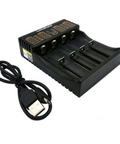 BD - Multifunctional Digital Display 4 Bay Battery Charger With USB Output
