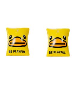B.duck Arm Floaties for Kids Arm Bands for Lifesaving and Floating-2Pack